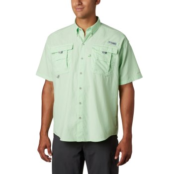 Columbia PFG Bahama II Short Sleeve, Camisa Verdes Para Hombre | 371945-RHE